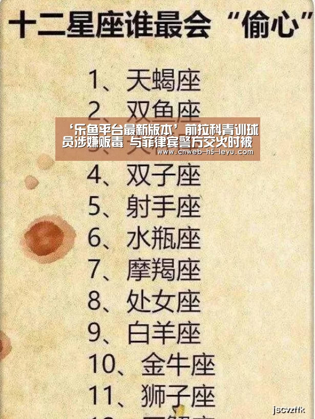 ‘乐鱼平台最新版本’前拉科青训球员涉嫌贩毒 与菲律宾警方交火时被击毙(图2) 乐鱼极致竞技体验